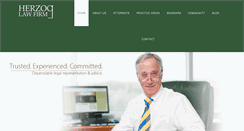 Desktop Screenshot of herzoglaw.com