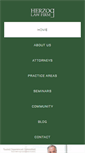Mobile Screenshot of herzoglaw.com